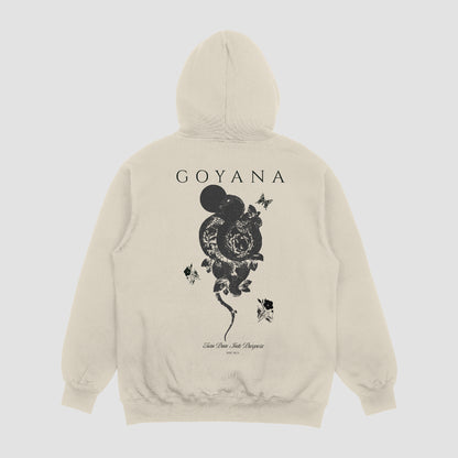 (Bone) Goyana Python Fleece Hoodie